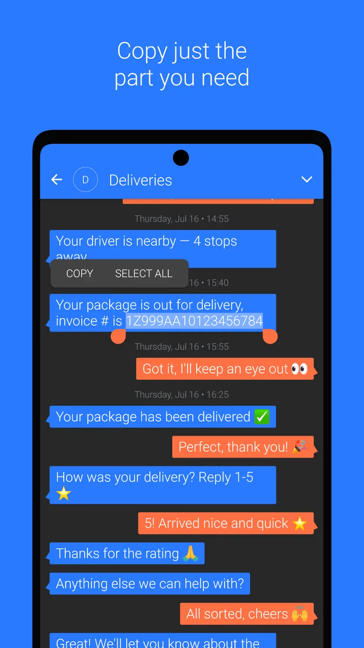 Textra SMS screenshot 2