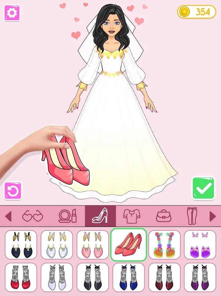 Sticker Doll DIY Dressup Diary screenshot 3