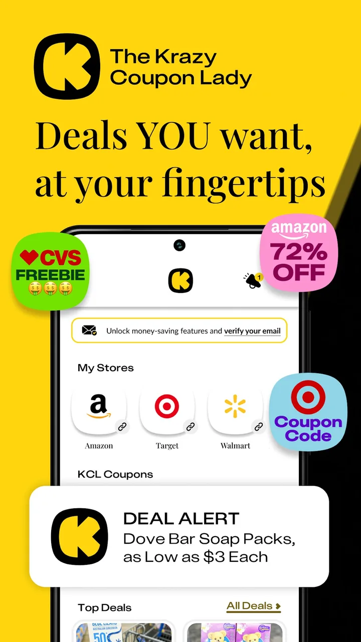 Coupons, Promo Codes, Deals screenshot 1