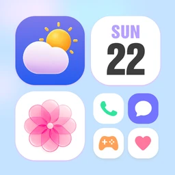 Theme: 4K Icon Pack & Widgets icon