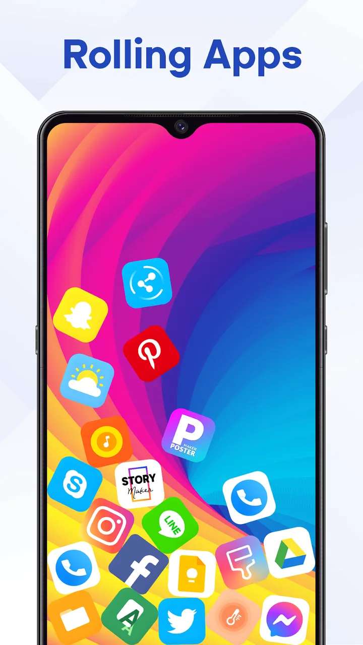 Rolling Icon: 3D Wallpaper screenshot 3