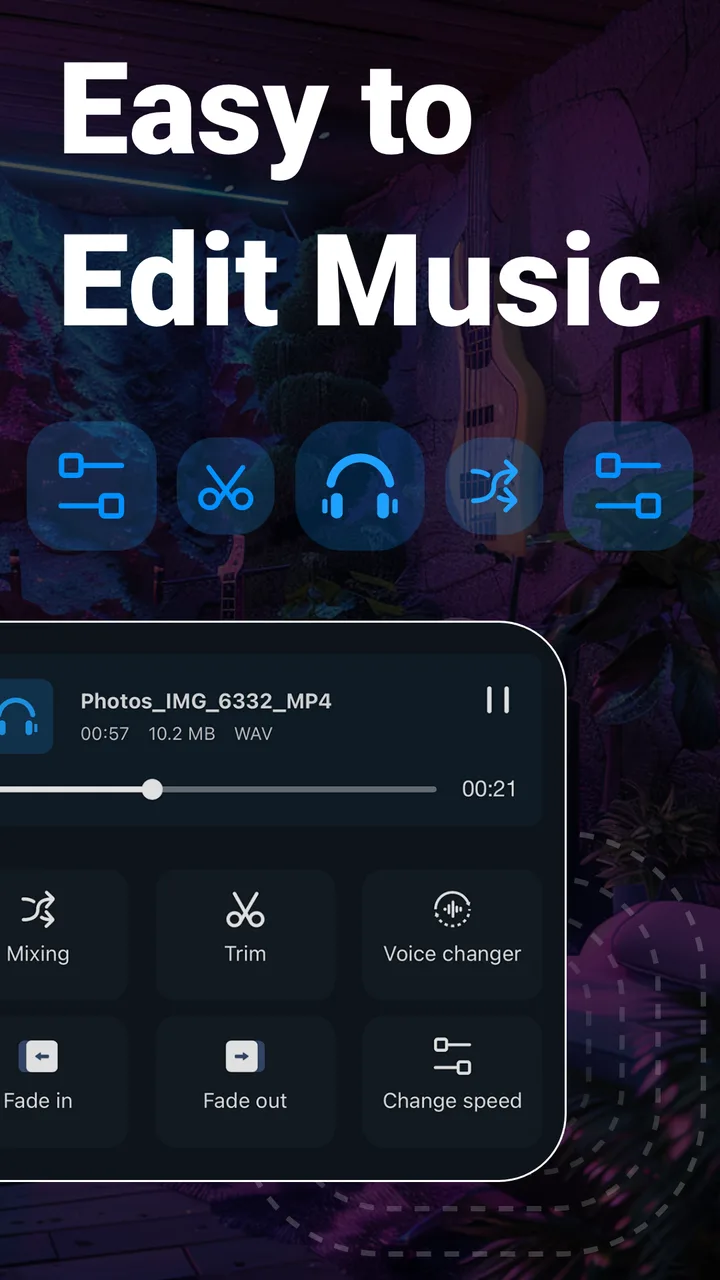 Music Audio Editor, MP3 Cutter screenshot 2