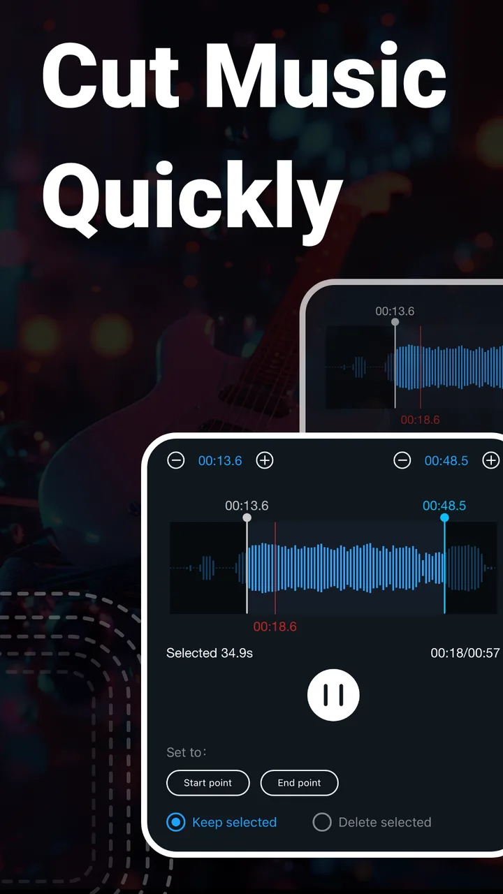 Music Audio Editor, MP3 Cutter screenshot 3
