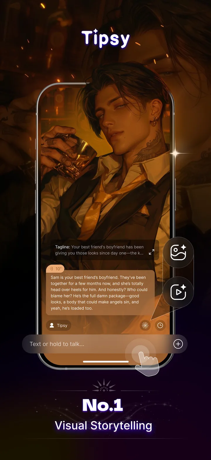 Tipsy Chat: Live Your Story screenshot 1