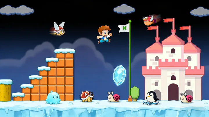 Maino's World : Super Run Game screenshot 1