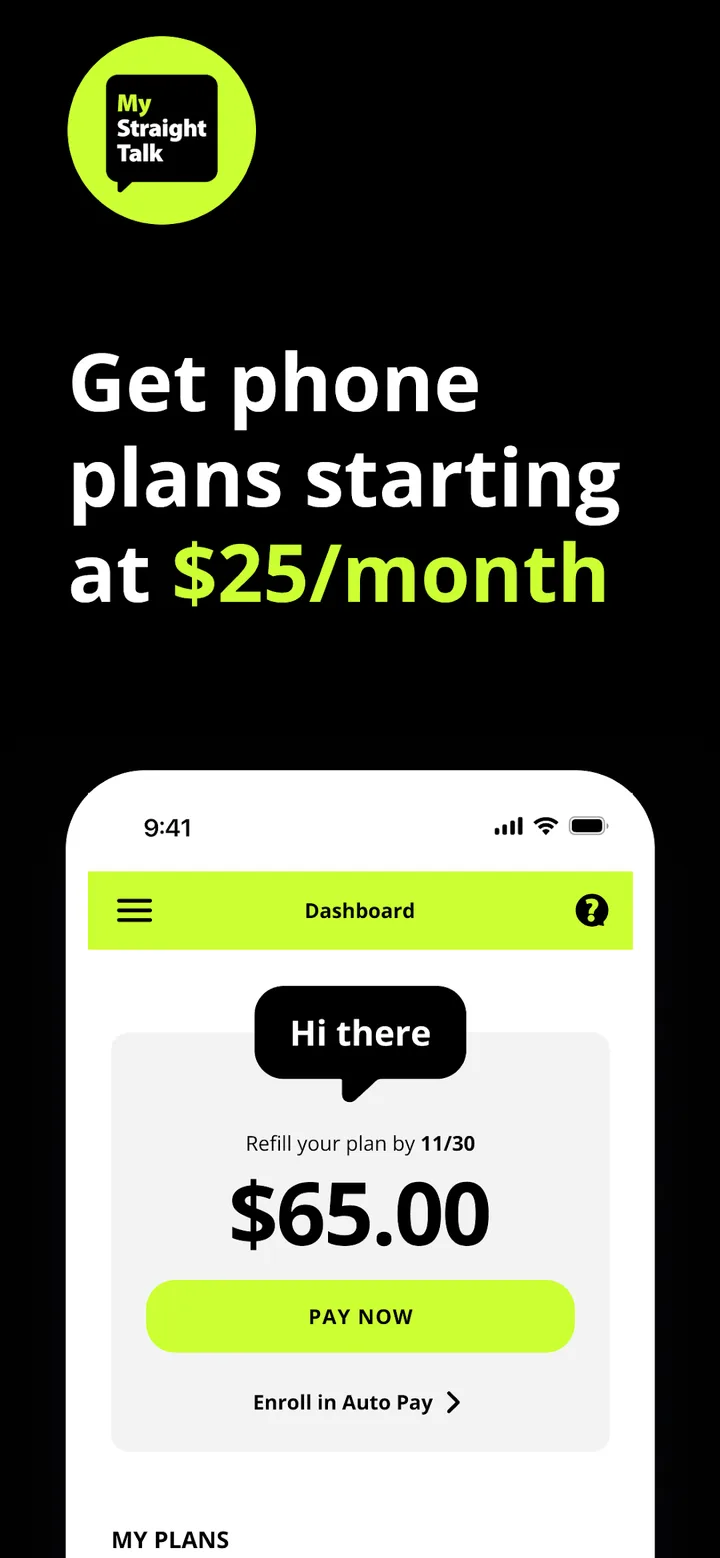 My Straight Talk: Mobile App screenshot 1