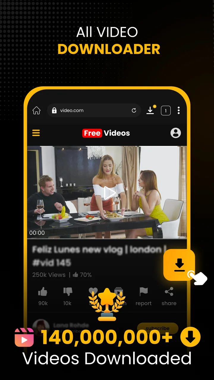 Download Hub, Video Downloader screenshot 1
