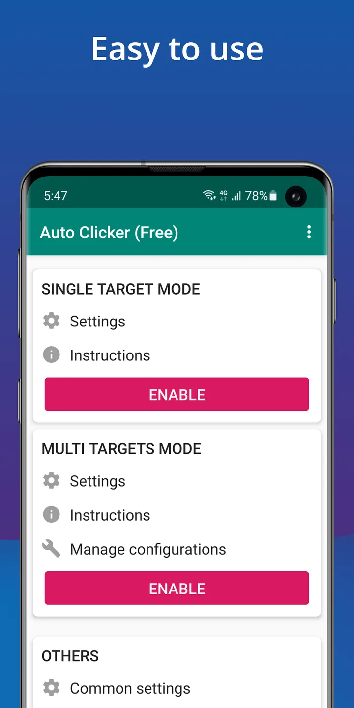 Auto Clicker - Automatic tap screenshot 1
