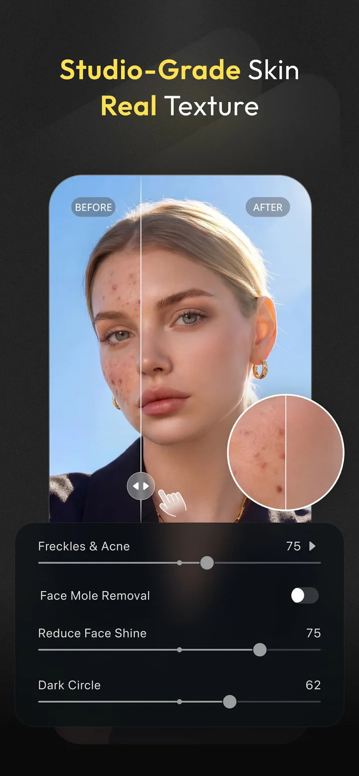 Evoto: Photo Editor & Retouch screenshot 1