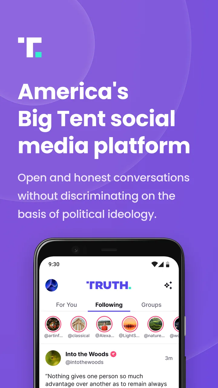 Truth Social screenshot 1