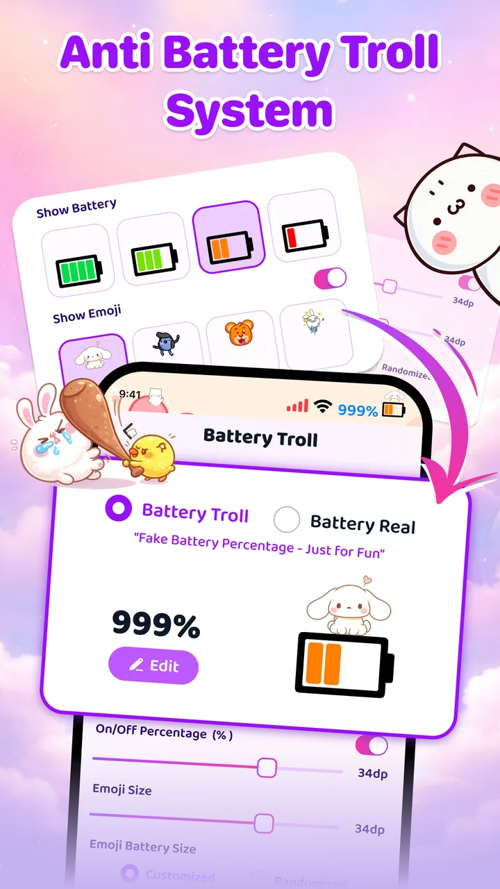 Emoji Battery Icon Customize screenshot 4