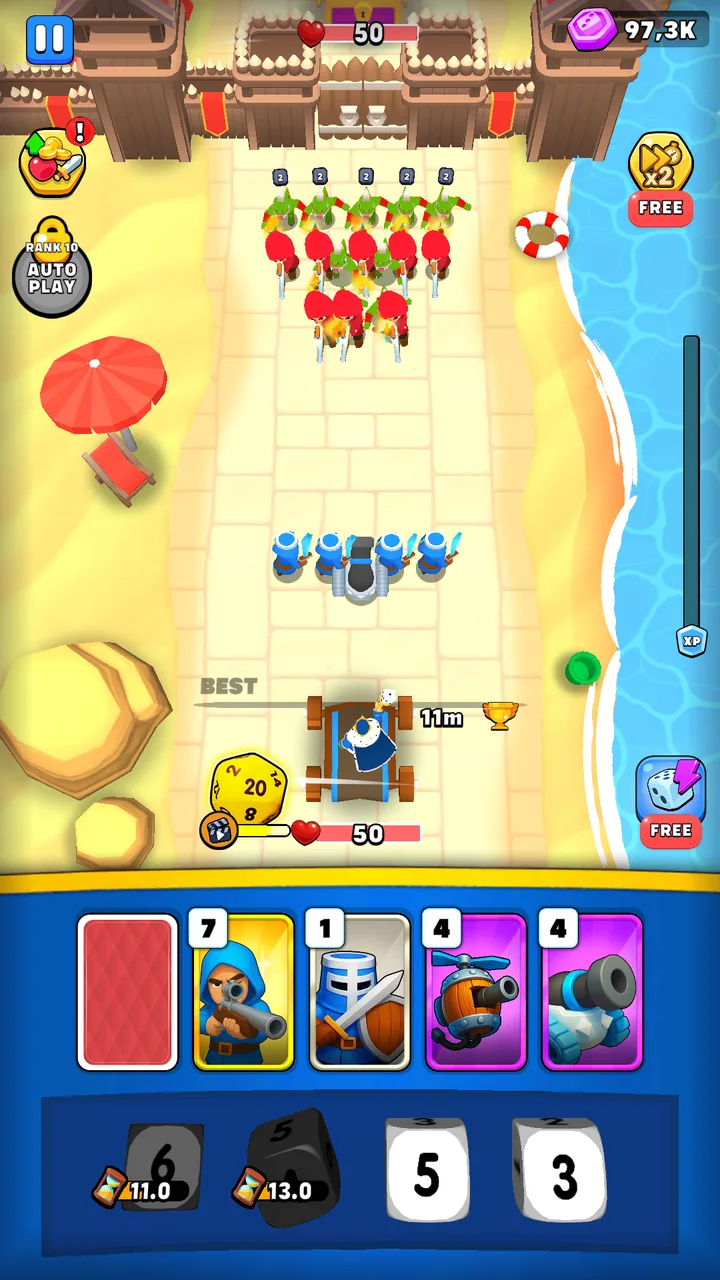 Dice Attack : Roguelike Battle screenshot 2