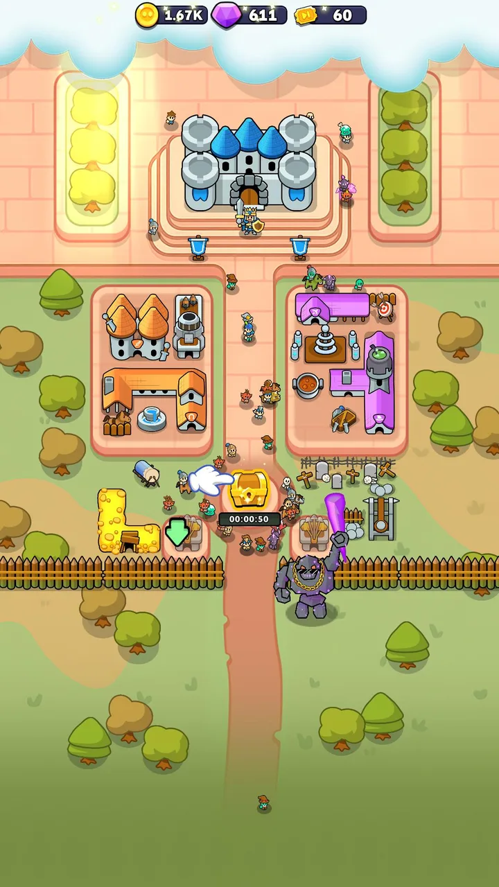 Fortress Merge: Puzzle Defense screenshot 3