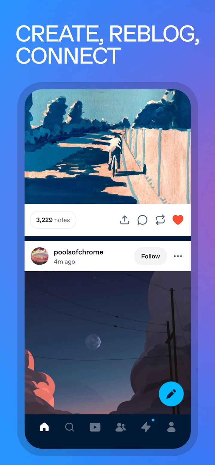 Tumblr: Social Media & Art screenshot 2