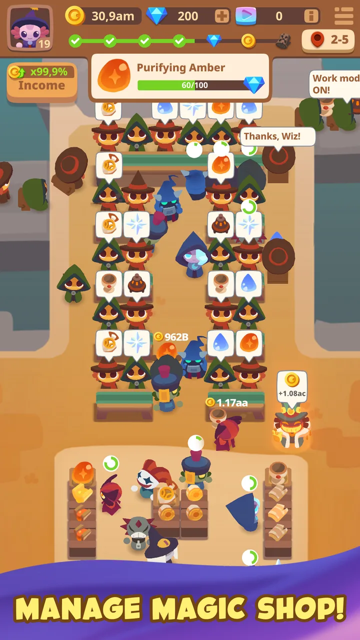 MagiLotl: Idle Wizard Tycoon screenshot 3