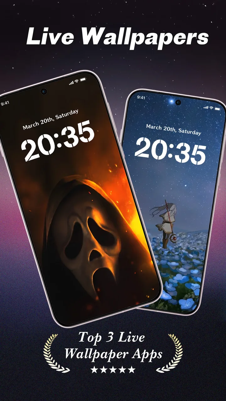 Live Wallpapers - VibeWalls screenshot 1