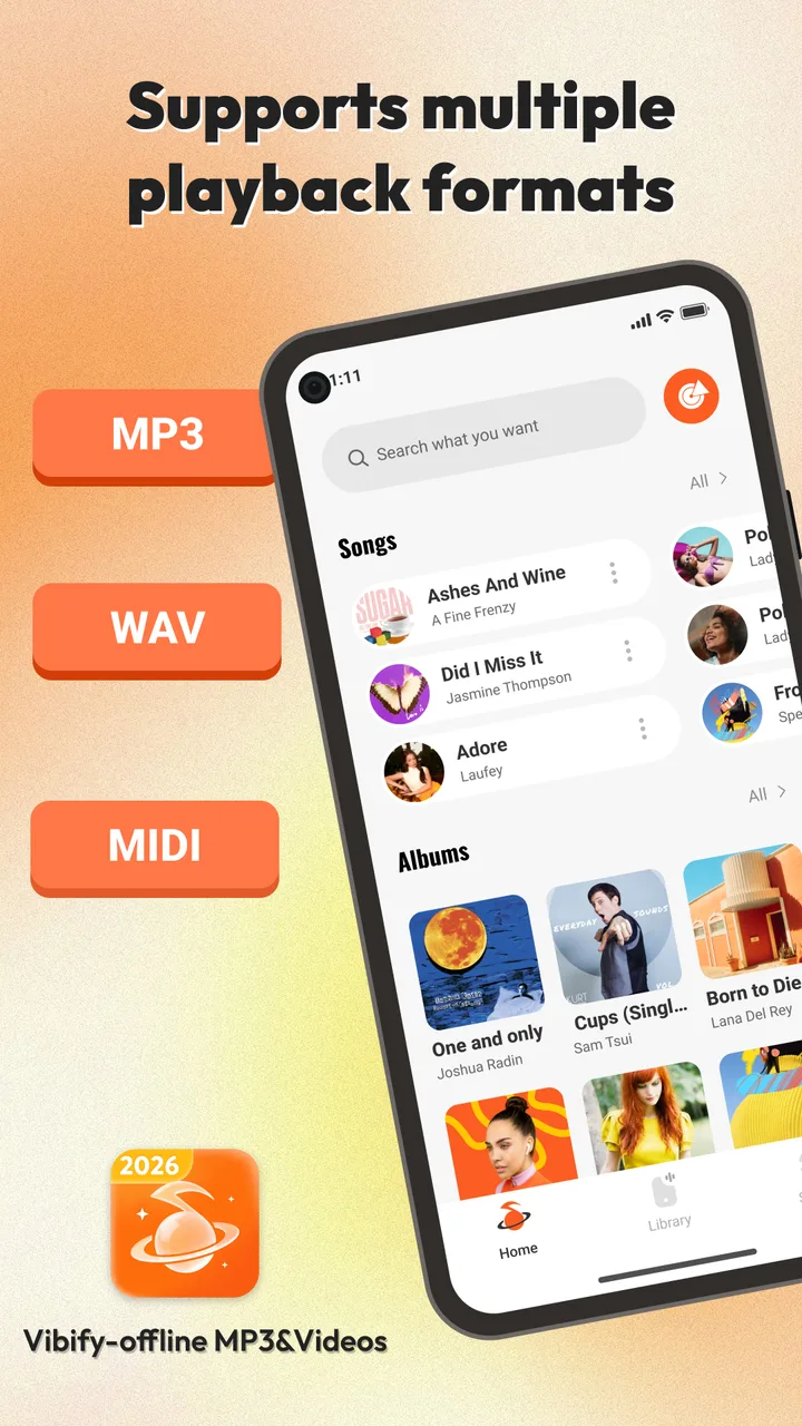 Vibify-offline MP3 screenshot 1