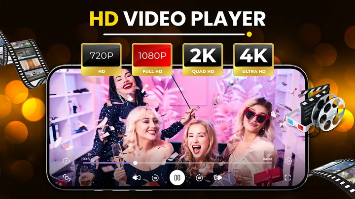 HD Video & Music Player screenshot 1