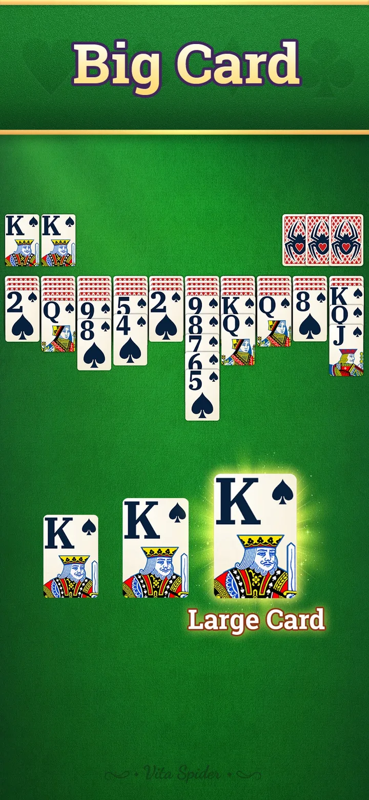 Vita Spider Solitaire screenshot 2