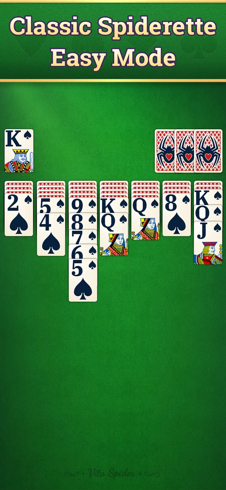 Vita Spider Solitaire screenshot 3