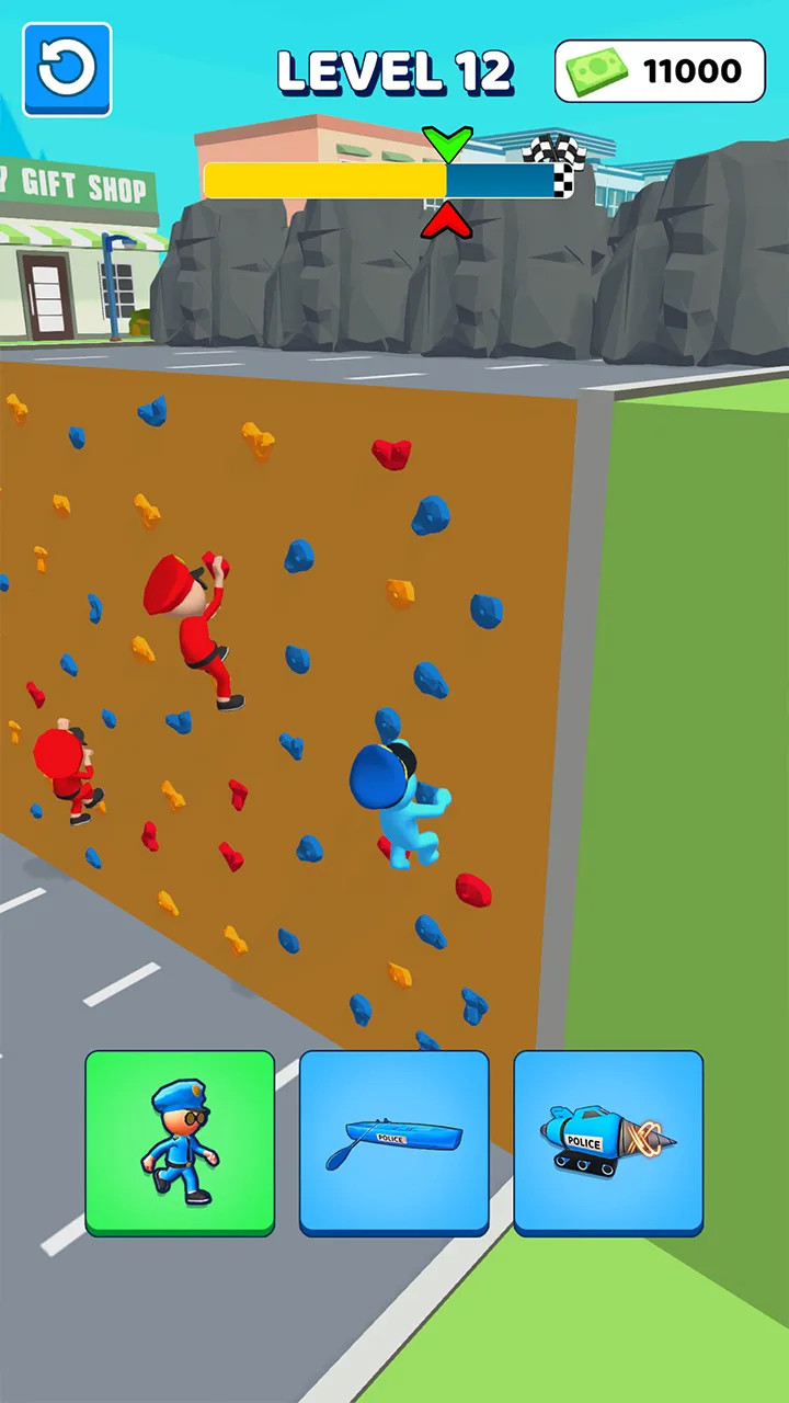 Police Car Shape Shifting Race screenshot 2