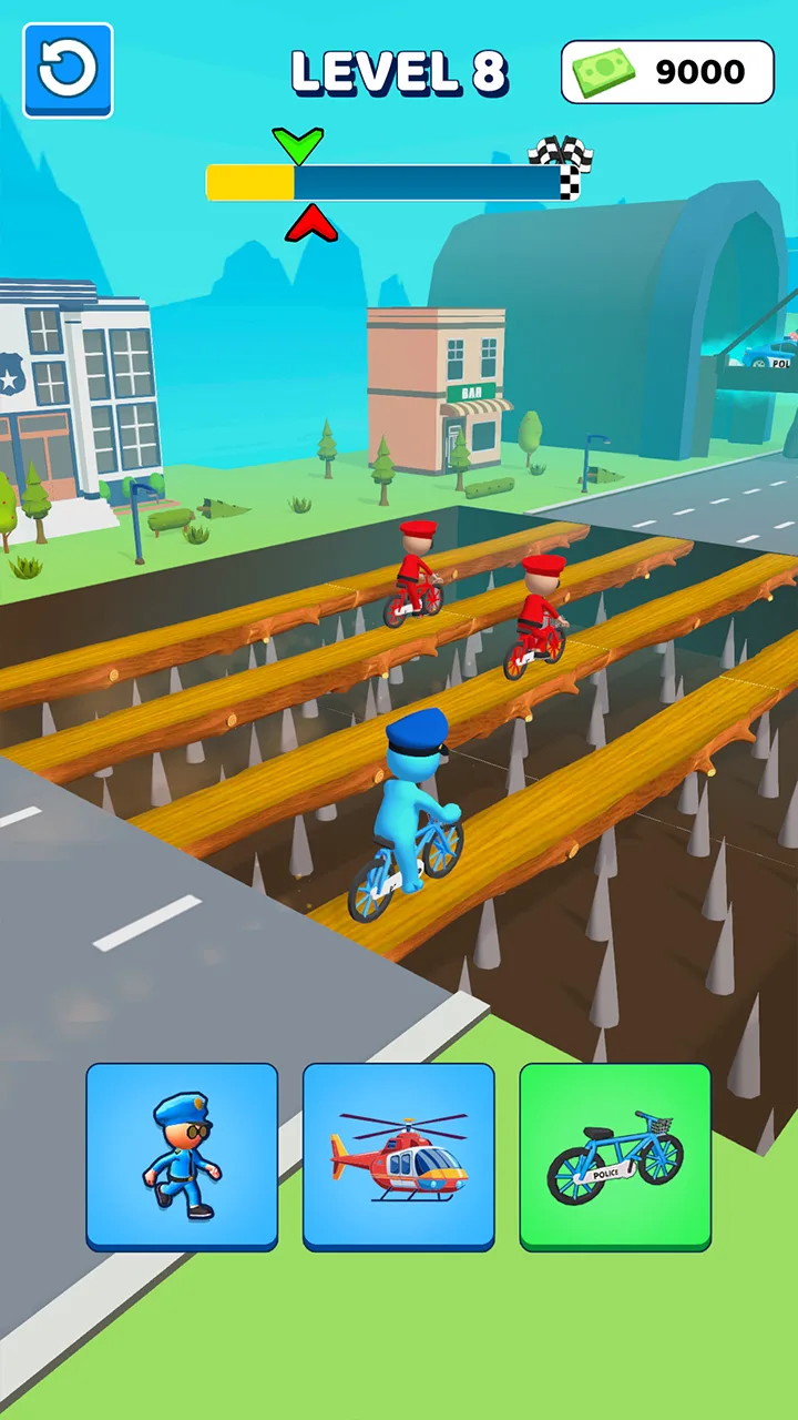 Police Car Shape Shifting Race screenshot 3