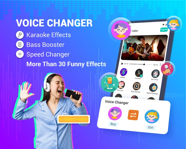 Voice Changer - Audio Effects screenshot 1