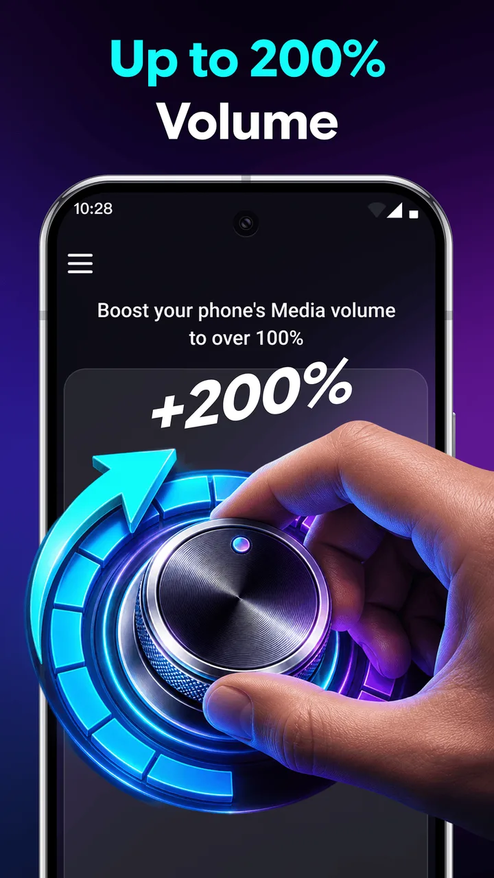 Volume Booster–Sound Enhancer screenshot 1