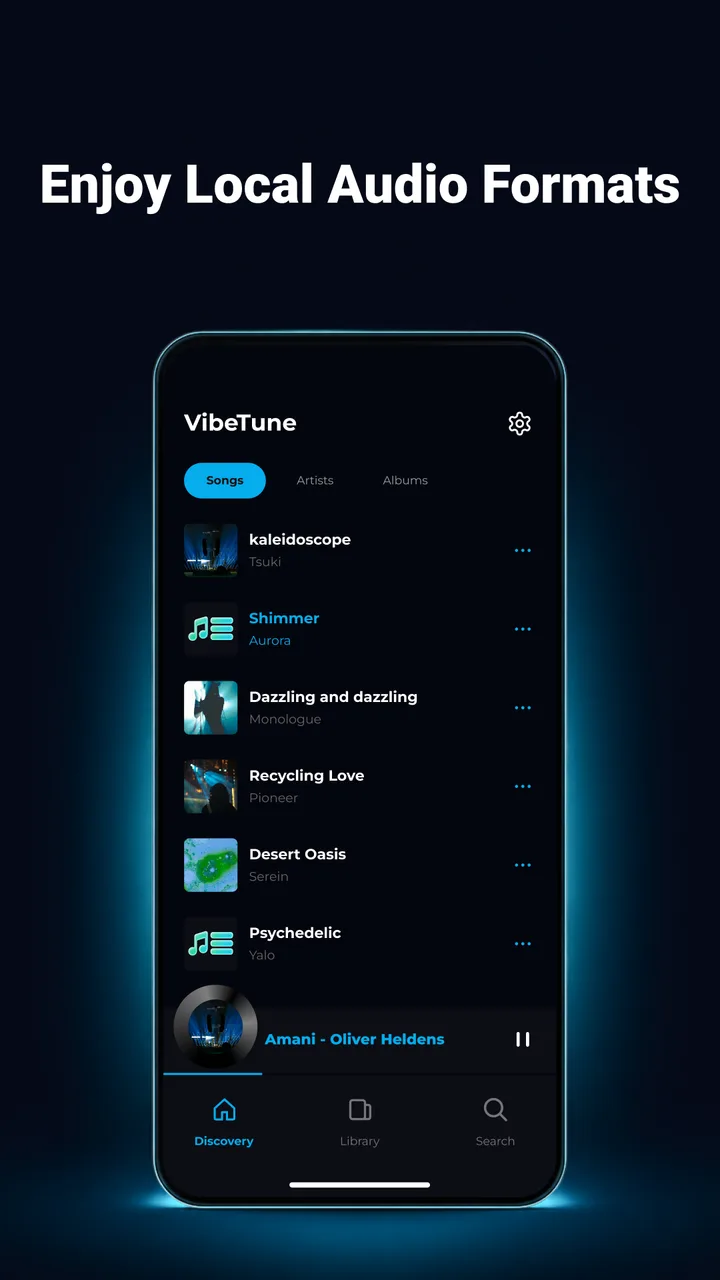 VibeTune - Offline Player screenshot 1