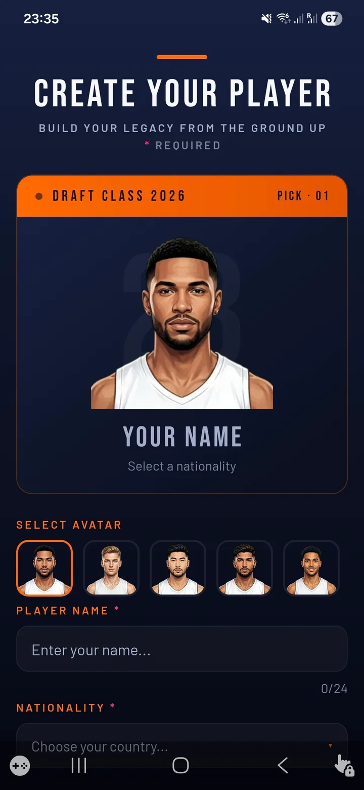 Basketball Career Sim 2026 screenshot 2