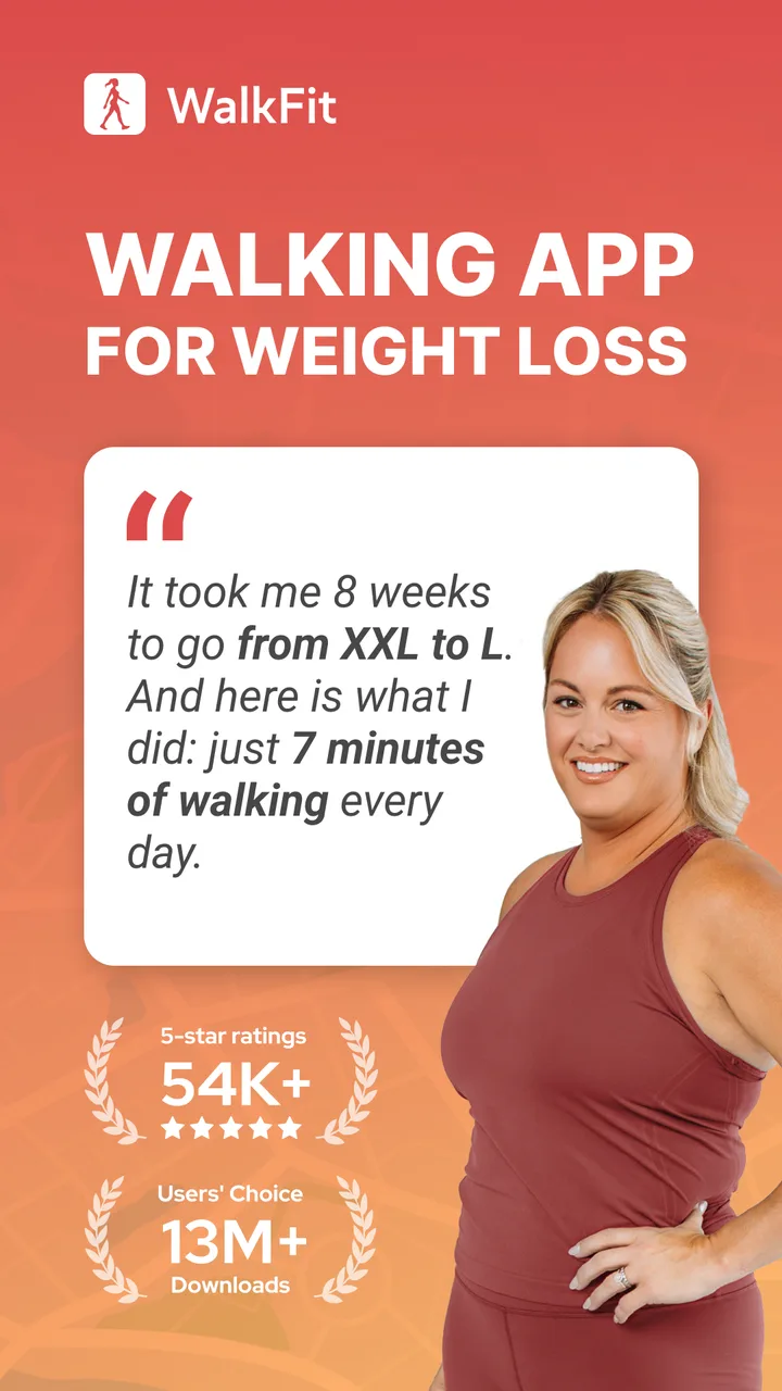 WalkFit: Steps & Walking App screenshot 1