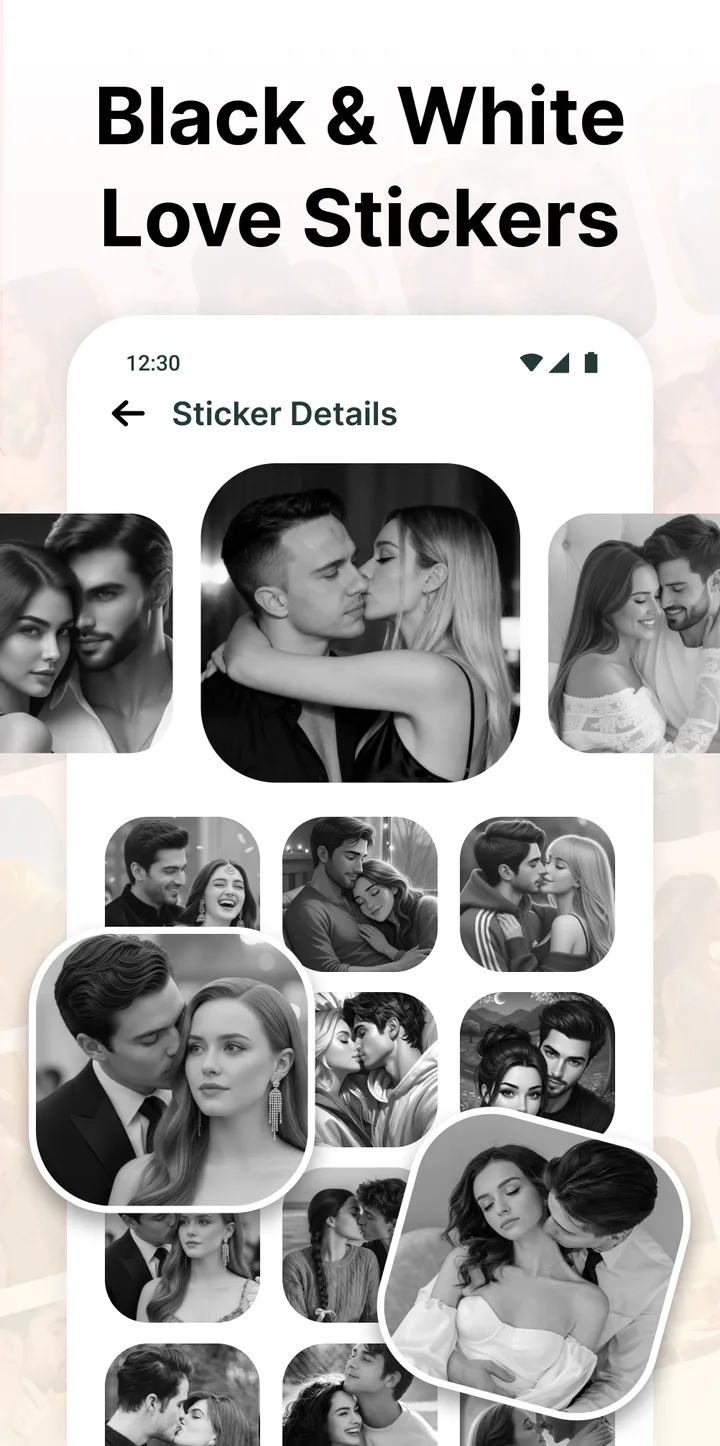 Love Romantic Kiss WAStickers screenshot 3