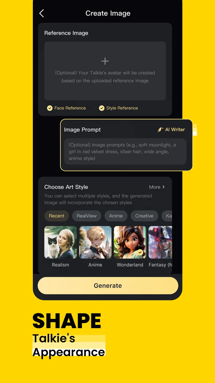 Talkie: Creative AI Community screenshot 3