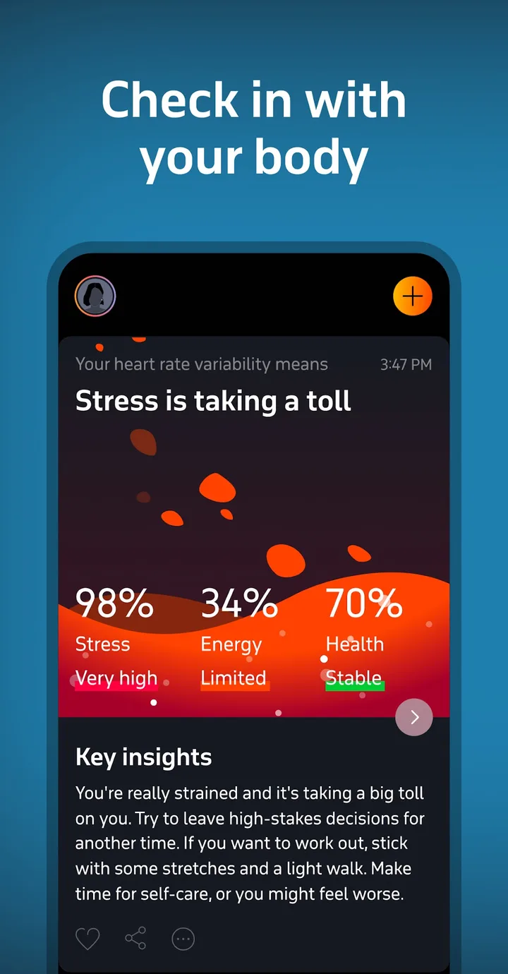Welltory: Heart Rate Monitor screenshot 4