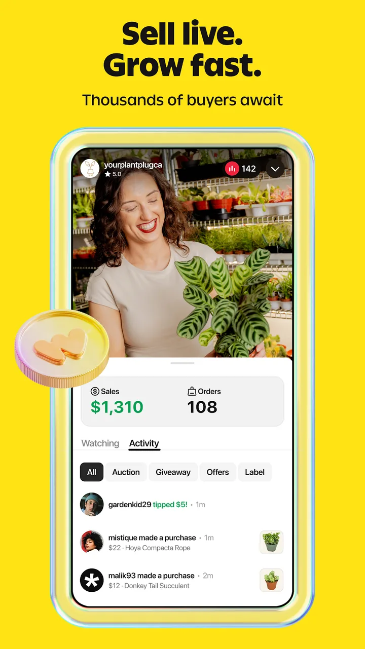 Whatnot: Shop, Sell, Connect screenshot 4