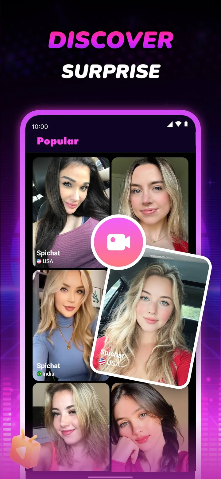 Spichat - Video Chat&Call screenshot 2