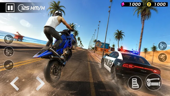 Wheelie Stunt Moto 3D screenshot 3
