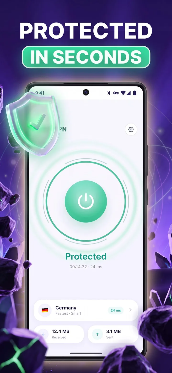 Rock VPN: Fast & Secure screenshot 1