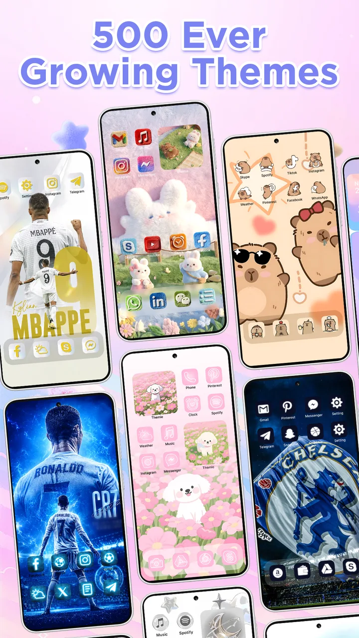 Themie: Wallpapers & Themes screenshot 1