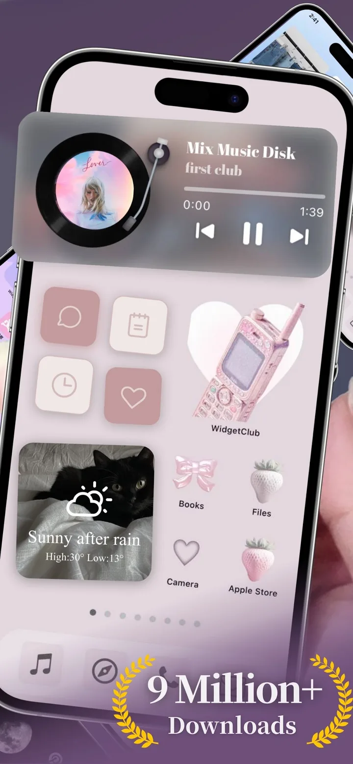 WidgetClub:Widget, Theme, Icon screenshot 2