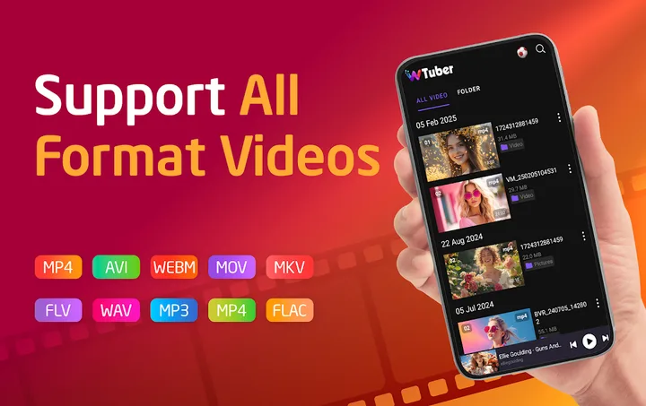 Video Player All Format-wTuber screenshot 1