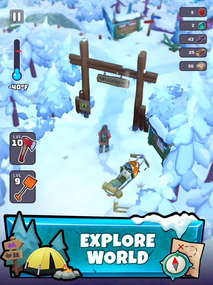 Frost World - Snow Survival screenshot 2