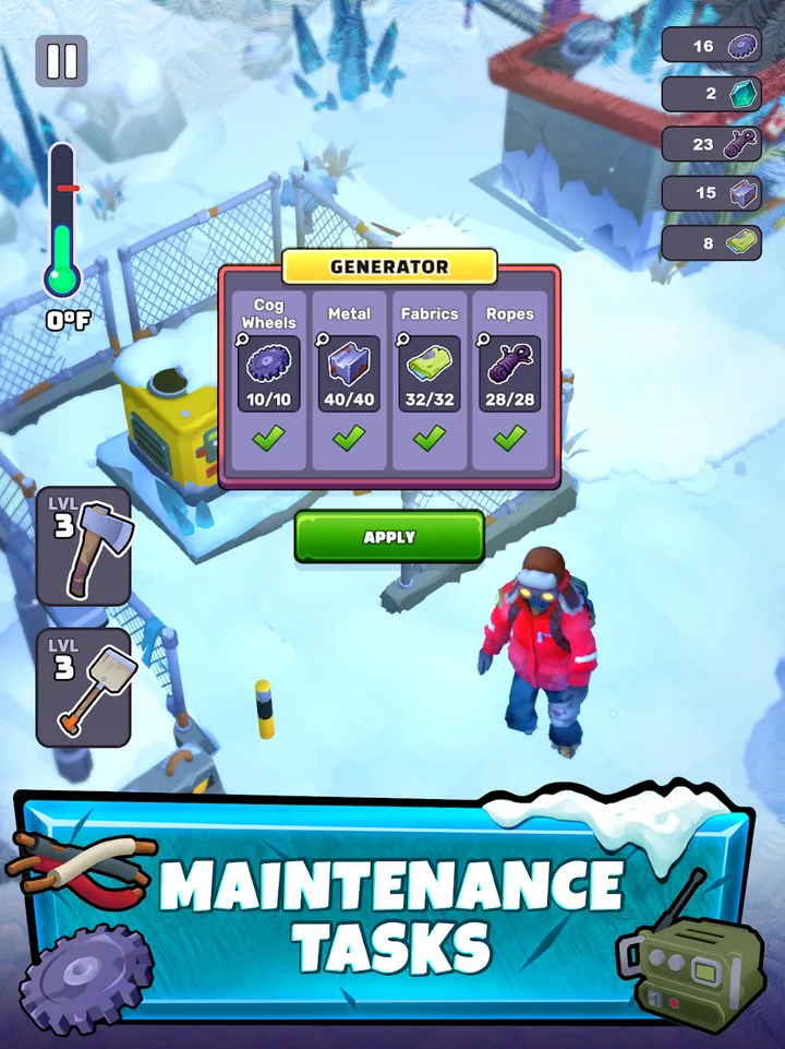 Frost World - Snow Survival screenshot 4