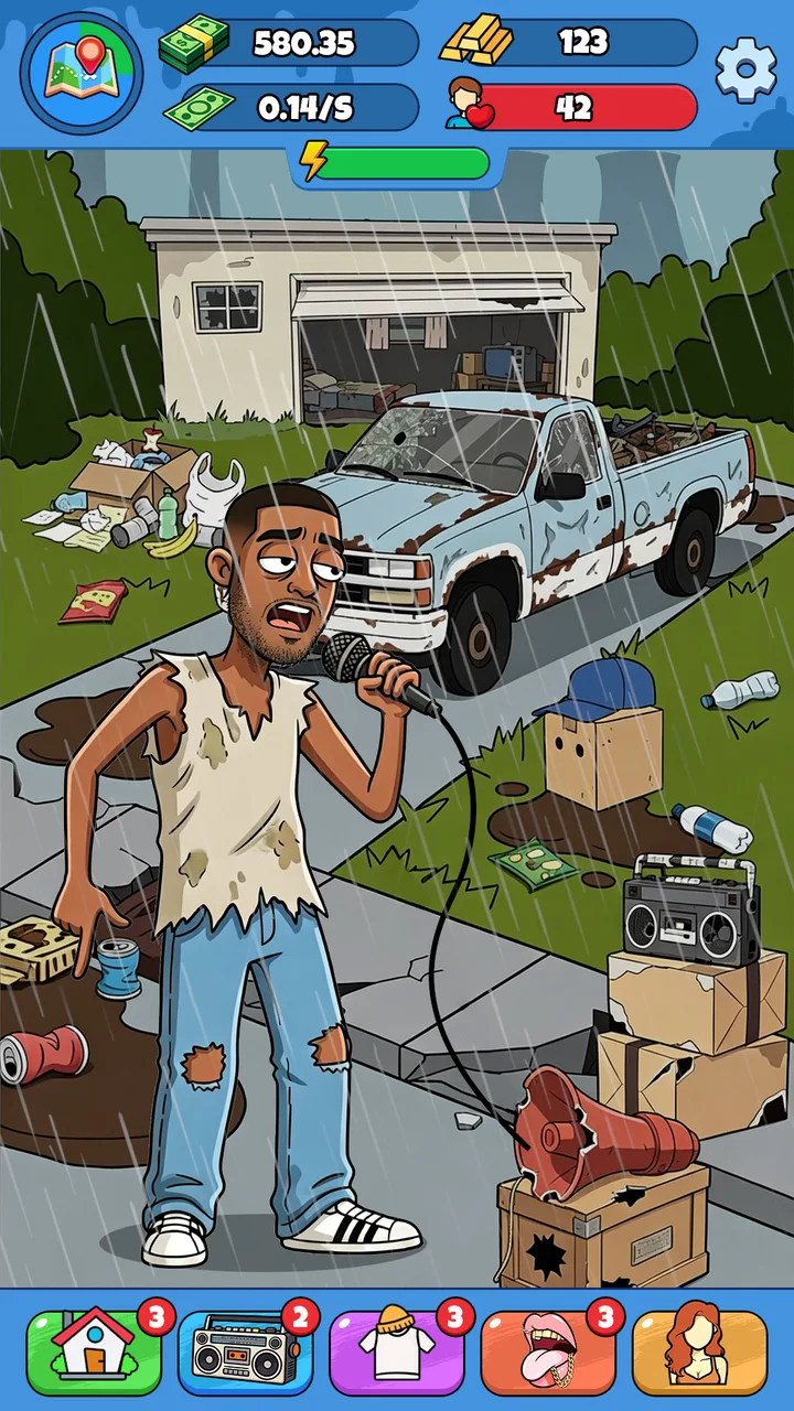 Rap Star:Idle Clicker screenshot 1