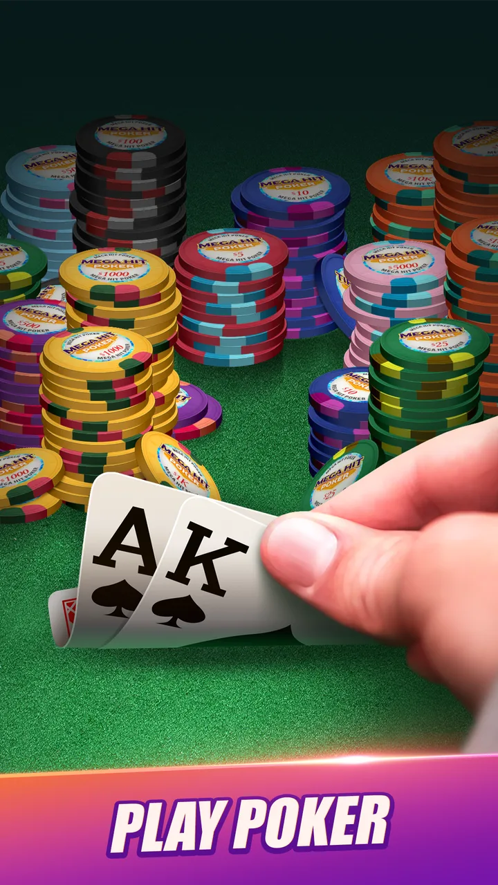 Mega Hit Poker: Texas Holdem screenshot 1