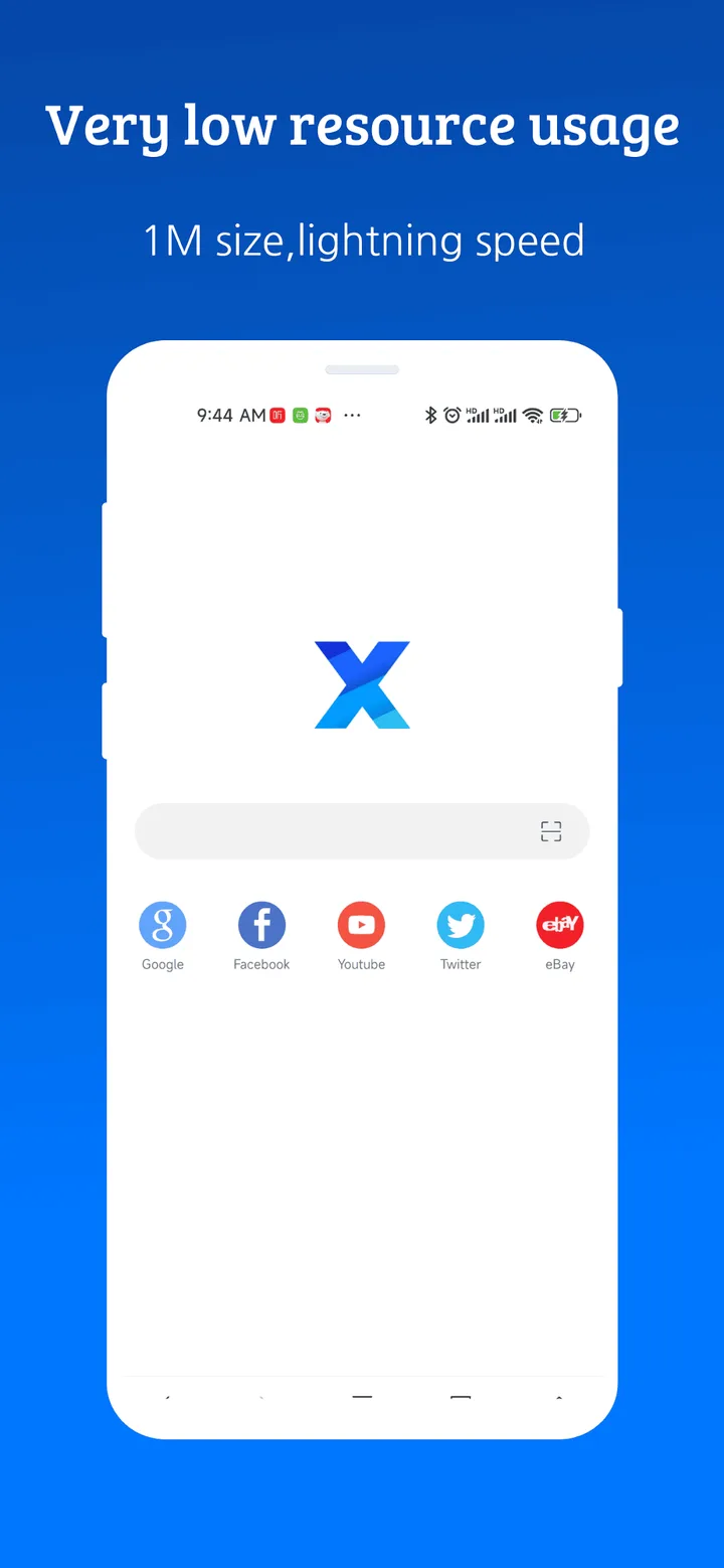 X Browser -Light & Super fast screenshot 1