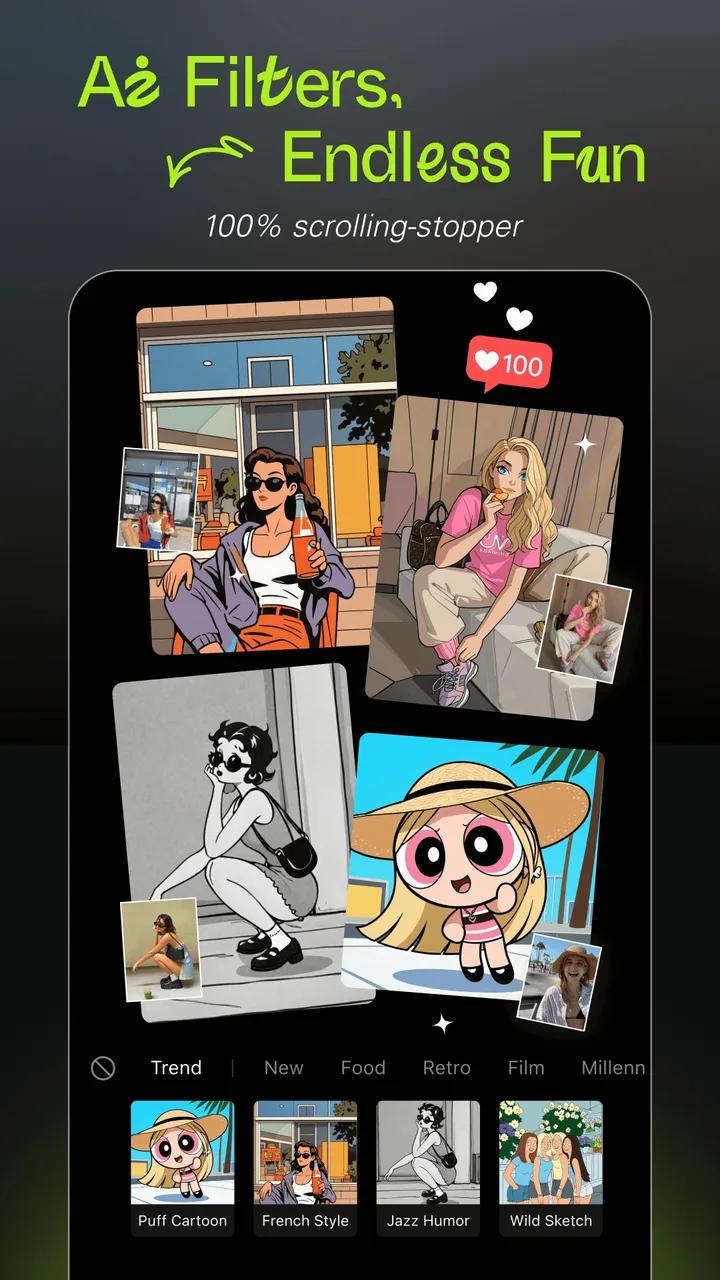 Hypic - Photo Editor & AI Art screenshot 2
