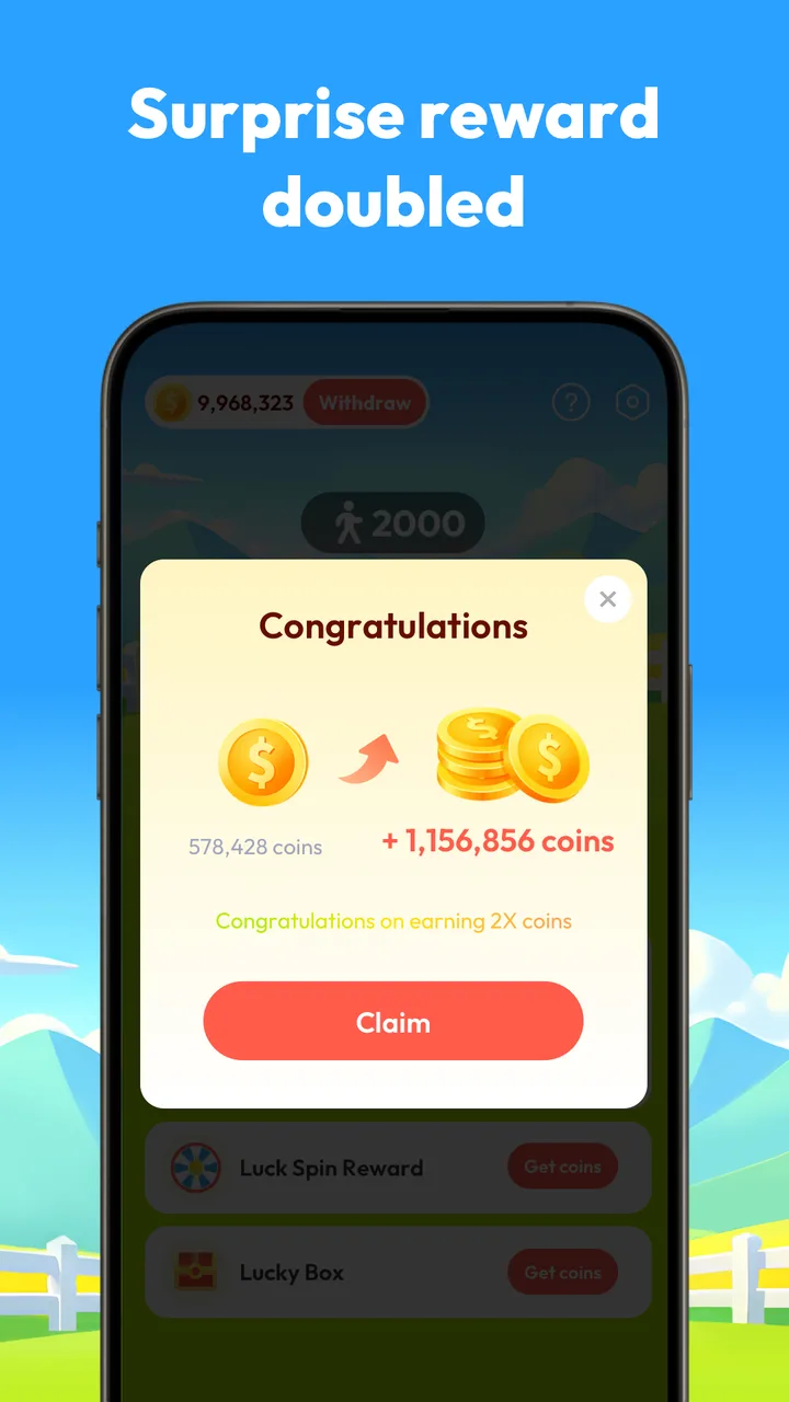 Mystep-Tracker & Reward screenshot 2