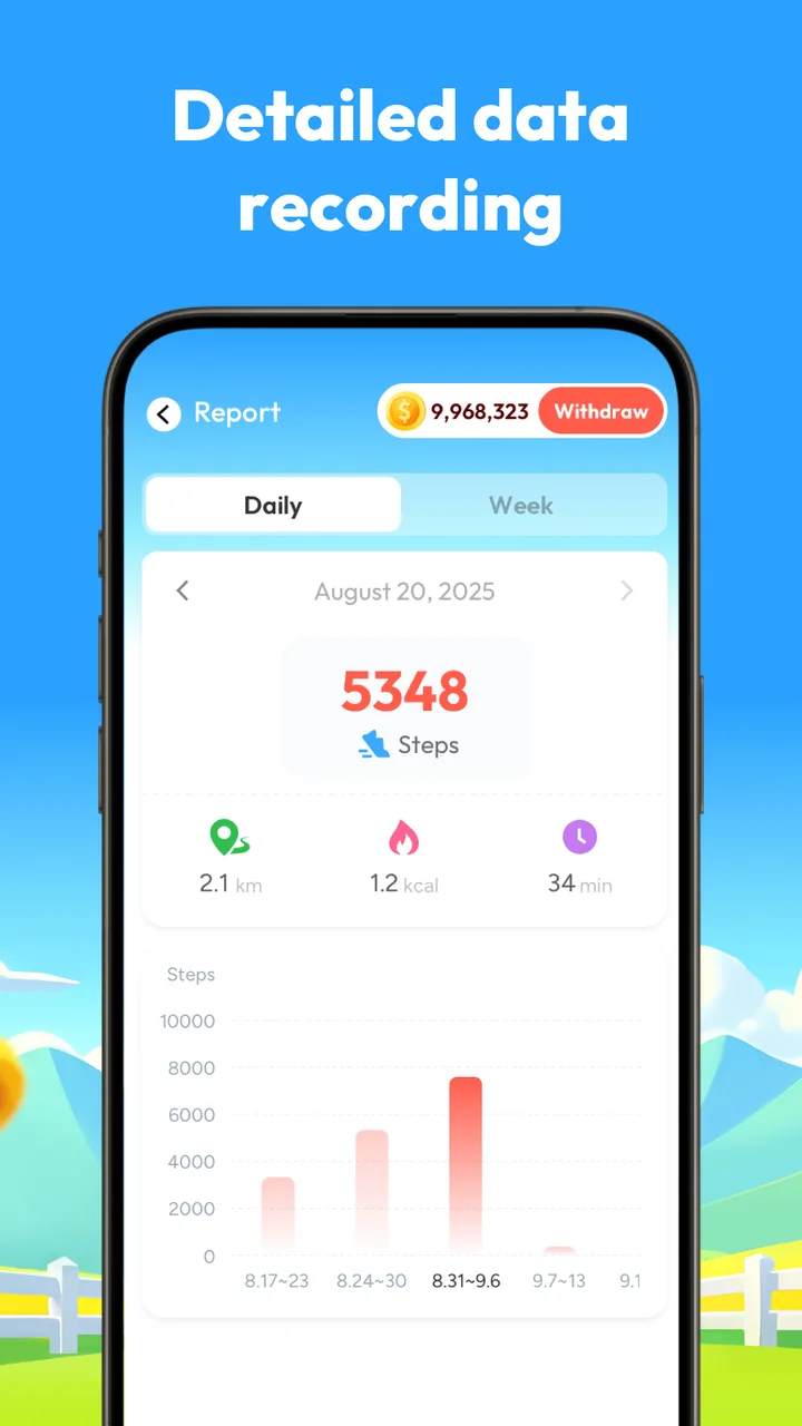 Mystep-Tracker & Reward screenshot 3