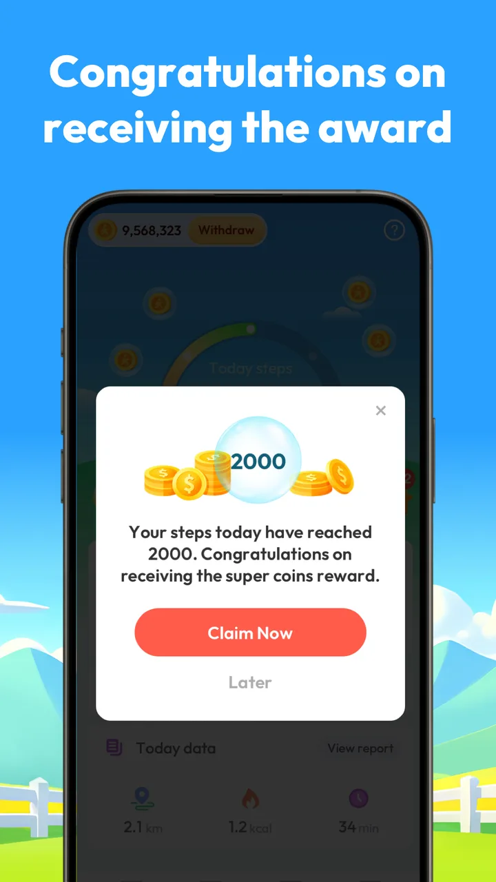 Mystep-Tracker & Reward screenshot 4